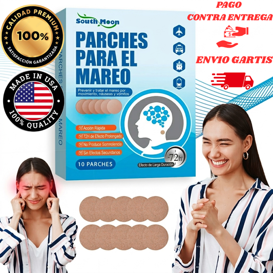 Parches Para El Vertigo y Mareo x10 unidades